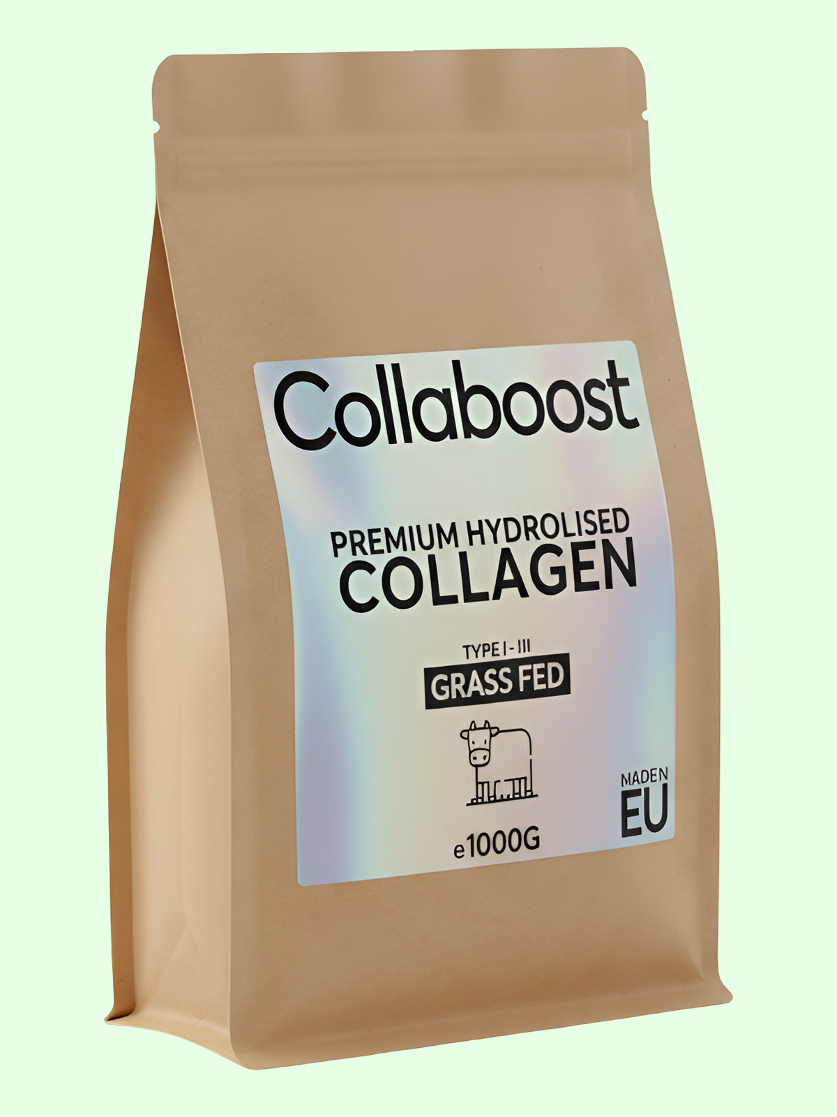 Collaboost - Hydrolised Bovine Collagen 1000 g third image - Green